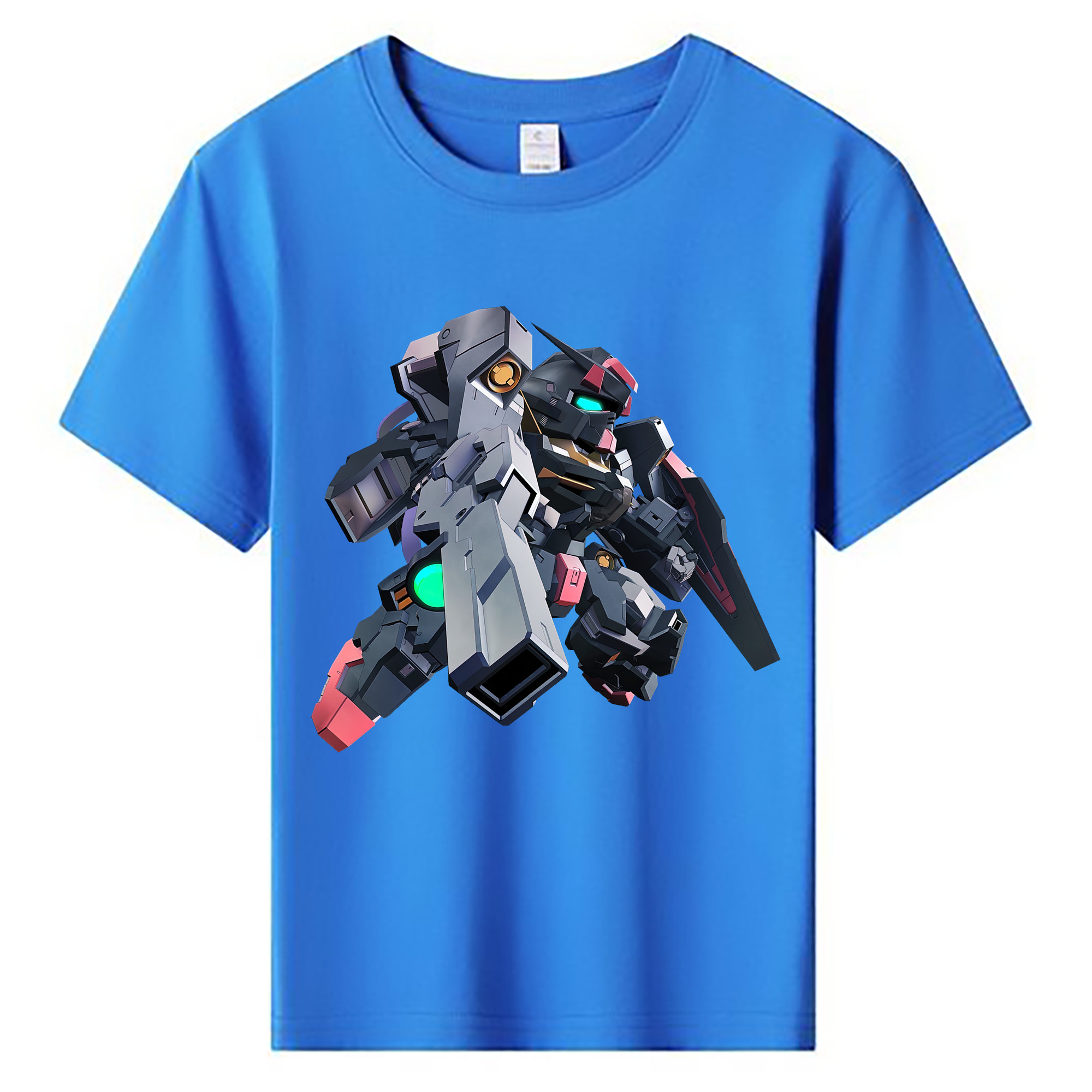 （画像用） 機動戦士ガンダム Mobile Suit Gundam 綿100％キッズTシャツ（フロントプリント）